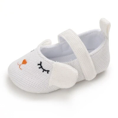 ჩვილის თეთრი ყურებიანი ჩუსტები-11 Shoes
