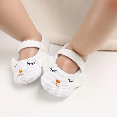 ჩვილის თეთრი ყურებიანი ჩუსტები-11 Shoes