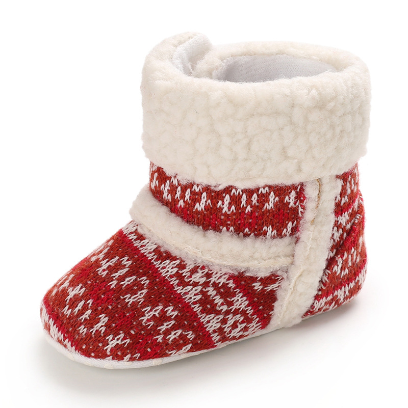ჩვილის წითელი ფაჩუჩები Shoes