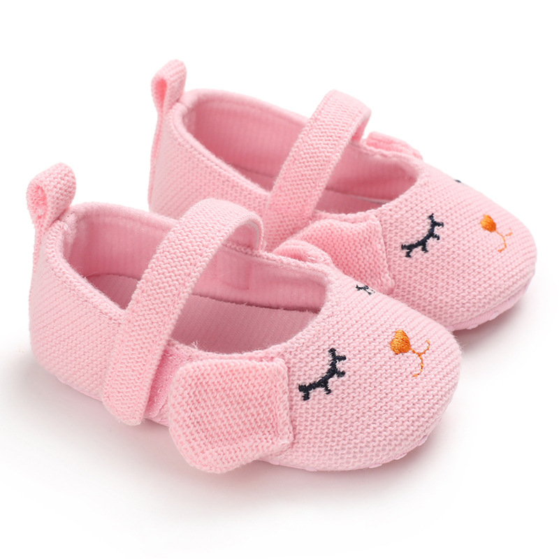 ჩვილის ვარდისფერი ყურებიანი ჩუსტები-11  Shoes