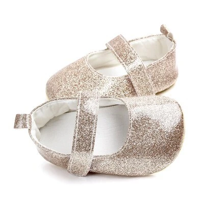 ჩვილის ოქროსფერი ” ბალეტკა “-1 Shoes
